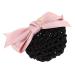 Abaodam 1pc Flower Head Womens Hair Clips Nurse Office Decor Professional Hair Clips Ponytail Bow Headwear Hair Net for Buns for Dancers Bun Cover Hair Clip Mesh Hair Snood Clip Headdress 12X9.5X3CM Pink