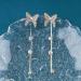 Shop Vintage Crystal Butterfly Drop Earrings | Long Rhinestone Tassel & Gold CZ Jewelry for Women - Buy Online on GoSupps.com