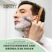 Decofy Premium Razor with Wooden Handle - Silver & Black - Precision Shave & Blade Replacement - Men's Razor Set - Buy Online on GoSupps.com