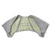 Shoulder support belts self-heated Werm dtapy compression dislocation arthritis pain relief shoulder wrap protection (color: gray size: x-larg) (gray x)