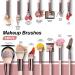 14-Piece Travel Makeup Brush Set with LED Mirror - Professional Mini Makeup Brushes & Eye Shadow Storage Box (Rose Gold) | International Shipping Available - Buy Online on GoSupps.com