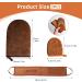 Self Tanning Mitt Set 3 in 1 Fake Tan Applicator with Inner Elastic Finger Loops Mitten Velvet Glove Back Tanner Application Reusable for Face Body Lotion Exfoliation Self Tan Sun Cream Apply - Buy Online on GoSupps.com