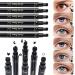7 Pcs Eyeliner Stamps & Waterproof Liquid Eyeliner Set - Long Lasting & Smudge-proof Seal Eyeliner Pen for Eye Decoration and Makeup Tool - Black - Buy Online on GoSupps.com