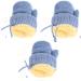 IPENNY Toddler Magic Stretch Mittens | Thick Plush Lined Winter Gloves for Baby Boys Girls | Warm Full Finger Ski Gloves (Blue) | Size: 12*7cm | 0-6 Years - Buy Online on GoSupps.com
