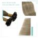 Youngsee Real Hair Bonding Extensions 40cm - Brown Ombre Blonde Keratin U-Tip 50g #3/8/22 for Seamless Volume - Buy Online on GoSupps.com