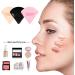 Sibba Loose Powder Puff Make Up Sponge Set - 3PCS Triangle Cosmetics Beauty Tools - Buy Online on GoSupps.com