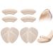 Metatarsal Pads Women Heel Inserts for Women All Day Reduce Foot Pain for Stop Feet from Sliding Forward Shoe Inserts for Women for Too Big (Pale Apricot)