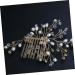 FRCOLOR Bridal Wedding Hair Comb Hair Comb Rhinestone hair pin tiara hairpin bride Ladies Ideas - Buy Online on GoSupps.com