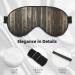 SSIMOO Weathered Soft Sleep Eye Mask for Women | Breathable Travel Eye Patch - Relaxation & Comfort in Black - Buy Online on GoSupps.com