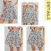 LAEMILIA Womens Elastic Waist Flared Floral Print Mini Skater Skirt - XXL White - Buy Online on GoSupps.com