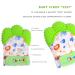 Nepak 2 Pcs Teething Mitten with Adjustable Strap and Hygienic Travel Bag - Bright Green Cartoon Puppet | Silicone Teething Mitt for Babies - Buy Online on GoSupps.com