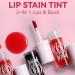 3-Piece Set: Long-Lasting Lip Stain in 3 Colors - Non-Sticky, Waterproof & Moisturizing Lip Tint Gloss - Ideal Gift for Women & Girls - Buy Online on GoSupps.com
