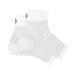 Os1st Men's Performance Foot Sleeve Small White Small (1 Pair) White
