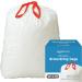 Amazon Basics 13 Gallon Tall Kitchen Drawstring Trash Bags, 120 Count - Unscented | Pack of 1 - Buy Online on GoSupps.com
