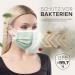 50pc Disposable Face Masks Made in Germany, CE Certified | Triple Layer Filtration 99.78% | Elastic Earloops | Breathable Mouth Cover - Green - Buy Online on GoSupps.com