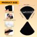 ZHIYE 4pcs Black Triangle Powder Puffs | Reusable Face Makeup Puffs | Dual-Use Makeup Sponge for BB CC Cream Liquid Foundation - Buy Online on GoSupps.com