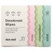 Dew Well - Refresh Deodorant Wipes - A Fresh Start When You re On the Go - Aluminum Paraben and Sulfate Free - Variety Pack (Mint Rose and Cucumber) - 50 Individually Wrapped Wipes