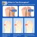 NPkgvia Gel Big Toe Bunion Guard & Protector | Toe Splitter Bunion Pad Corrector for Bent Toes Pressure | White One Size - Buy Online on GoSupps.com