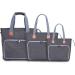 Luxja Small Knitting Tote Bag - Yarn Storage for Projects, Needles, Hooks & Accessories (Gray) - Buy Online on GoSupps.com
