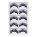 3D Faux Mink Handmade False Eyelashes - Dramatic and Long Crossed Cluster Style 1 (5 Pairs) - Buy Online on GoSupps.com