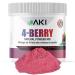 AKI Natural 4-Berry Blend Blueberry Raspberry Strawberry Blackberry Powder Superfood (5.29 Oz/150Gr), Rich in Antioxidant | Sugar-Free Food coloring for Smoothies, Ice Cream, Popsicles & Yogurt