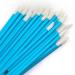 BOULTON Lip Brushes 100pcs | Disposable Lip Wands | Disposable Lip Brushes Lipstick Applicator Wand Tool for Lips Eyes Concealer Makeup Beauty Toolkit | Lip Brush Disposable Lip Gloss Brush (Blue)