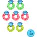 Neon Bachelorette Scrunchies 7 Pack - Bachelorette Party Hair Ties for Team Bride - Bridesmaid Favor - Buy Online on GoSupps.com