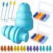 Ear Plugs for Sleeping Noise Cancelling 8 Pairs Reusable Earplugs for Sleeping Concert Snoring Travel Work Soft Style 4Colors 33dB Highest NRR