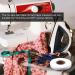 Widened Iron On Hem Tape 140 Yards - No Sew Fabric Fusing Tape for Hemming Pants, Jeans, Curtains, Dresses - Black 0.8inch & White 1inch Width - Buy Online on GoSupps.com