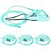 Oxygen Mask for Face Adult with 6.6' Tubing & Adjustable Elastic Strap 3 Pack - Size L Green L (3 PACK)