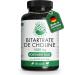 Green Naturals Choline Bitartrate Hautement dos es: 1.500 mg de bitartrate de choline issu d'une fermentation naturelle Pour le foie et le m tabolisme des graisses (EFSA)* 180 g lules
