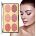 Palette Cosmetics Powder - Powder Matte Mineral Professional Facial Beauty Cosmetic Contouring and Highlight Fovolat N2 - Buy Online on GoSupps.com
