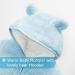 Vine Baby Hooded Fleece Romper Snowsuit Blue 0-3 Months | Infant Footed Jumpsuit Outfit - Buy Online on GoSupps.com