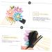 FOMIYES Hairpin Chinese Wedding Decoration Bridal Headpieces for Wedding Bridal Hair Pin Wedding Hair Clip Bridal Hair Accessories Tassel Trim Little Daisy Girl Child Plastic Japan 9X6X2CM Pink Sky-blue Violet - Buy Online on GoSupps.com