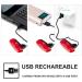 Bike Tail Light USB Rechargeable - Super Bright LED Rear Bicycle Light | 6 Lighting Modes for Road & Mountain Cycling Safety (Red) - Buy Online on GoSupps.com