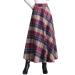 Women's skirt short black Elegant Flowers A-line chiffon swing bell rock elastic waist beach skirt fold skirt long rock elegant leisure skirt a-line skirts red XL