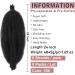 Xtrend 24 Inch Pre-Separated Springy Afro Twist Hair 8 Packs Pre-Fluffed Spring Twist Hair for Distressed Soft Locs Natural Black Long Marley Twist Braiding Hair Synthetic Hair Extension 1B# 24 Inch (Pack of 8) 1B# - Buy Online on GoSupps.com