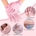 Sibba 2 Pairs Silicone Moisturizing Gloves Spa Gel Hydrating Gloves Women's Hand Care Gloves Anti Slip Aloe Lotion Gloves for Repairing Dry Hand Calluses Cracked Heels and Softening Rough Skin - Buy Online on GoSupps.com
