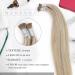 Moresoo Real Hair Bonding Extensions | 60 cm Keratin I-Tip Ash Blond & Plat Blond | Silky Extensions 40g/50s #p18/613 - Buy Online on GoSupps.com
