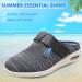 Women's Diabetic Slippers - Wide Width Walking Shoes 9 X-Wide Gray - Adjustable Closures for Edema, Plantar Fasciitis, Bunions, Arthritis, Swollen Feet - Buy Online on GoSupps.com