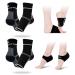 Plantar Fasciitis Pain Relief Kit-2 Pairs Compression Foot Sleeves Gel Cushioned Heel Protectors & Compression Arch Supports-Fast Pain Relief from Heel Spurs Flat Feet Archilles Tendonitis 2 PAIRS SOCKS&ARCH&HEEL(WHITE) XL (Women 11-12 Men 11.5-12.5)