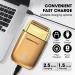 Professional Gold Foil Shaver for Men - Cordless Rechargeable Electric Razor with LED Display & Detachable Design - Perfect for Close Shaving & Barber Use - Buy Online on GoSupps.com
