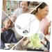 Lurrose Left-Handed Curved Cutlery Set - 4-Piece Self-Feeding Spoon & Fork for Adaptive Eating - Durable Steel 17x4.5cm - Buy Online on GoSupps.com