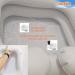 Goping Large Inflatable Hair Washing Basin for Elderly & Disabled - Comfort Pillow, Shampoo Basin for Bedridden Individuals - Buy Online on GoSupps.com