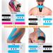 Jabtraxx 6 Roll Kinesiology Tape (5m x 5cm) - Ultimate Muscle Support Band with E-Book & Application Examples - Elastic Strapping Band 6er Mix Set for Optimal Performance - Buy Online on GoSupps.com