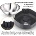 Jemirry Elevated Cat Bowl - Anti-Vomiting 15 Tilted Raised Stainless Steel Pet Bowls with Non-Slip Stand - Prevents Cat and Dog Vomiting, Protects Spine - Dishwasher Safe - Set of 2 Bowls - Buy Online on GoSupps.com