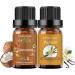 Sedbuwza Vanilla Coconut Essential Oil Set | Aromatherapy Diffuser Massage & Soap Making | 2 x 10ml - Buy Online on GoSupps.com