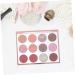 FOMIYES Eyeshadow Glitter Eyeshadow Palette Eye Shadow Eyeshadow Holder Eye Makeup Plate Makeup Pallet Organizer Flashing Miss - Buy Online on GoSupps.com