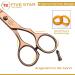 Five Star Solingen Gold-Line Offset Professional 6 Extra Sharp Rose Gold Hairdressing Scissors - Perfect for Men Women Salons & Kids - Rustproof & Ideal for Fine and Strong Hair - Buy Online on GoSupps.com