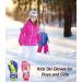 Cevapro Kids Ski Gloves - Waterproof Winter Snow Gloves for Boys Girls (Green, S) - Buy Online on GoSupps.com